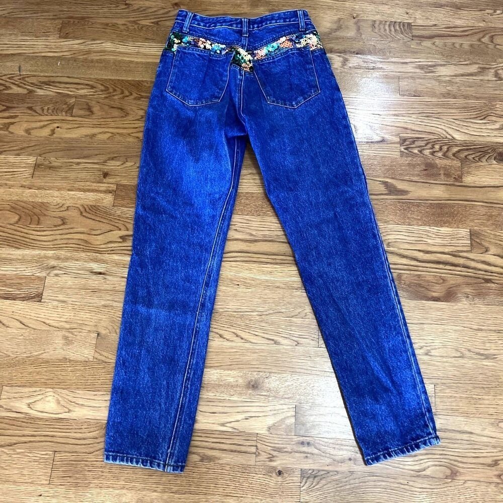Vintage Corniche Sequin Jeans Size 11/12